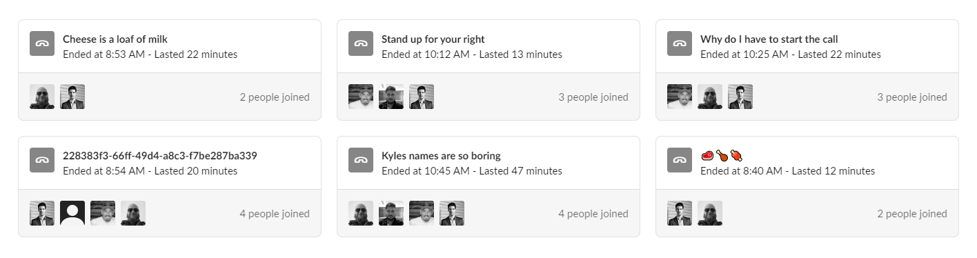 Vinewave's Slack daily meetings