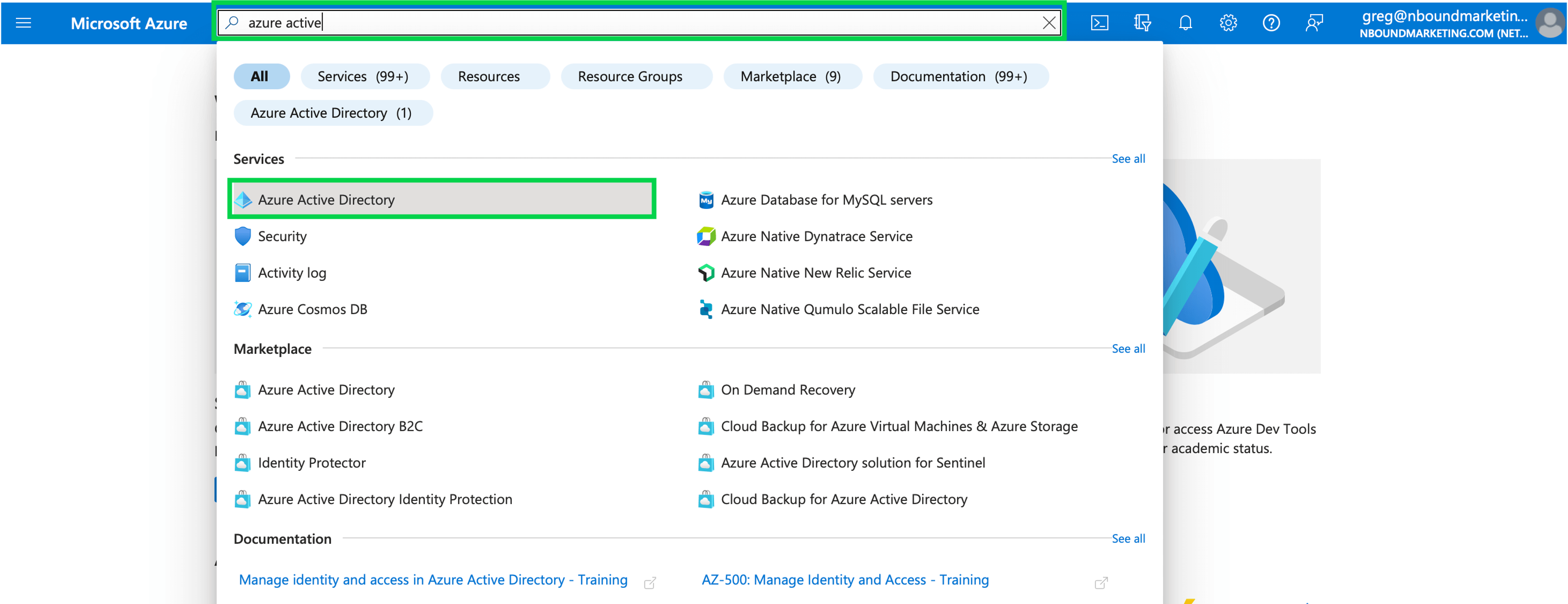 Sign in to Azure AD
