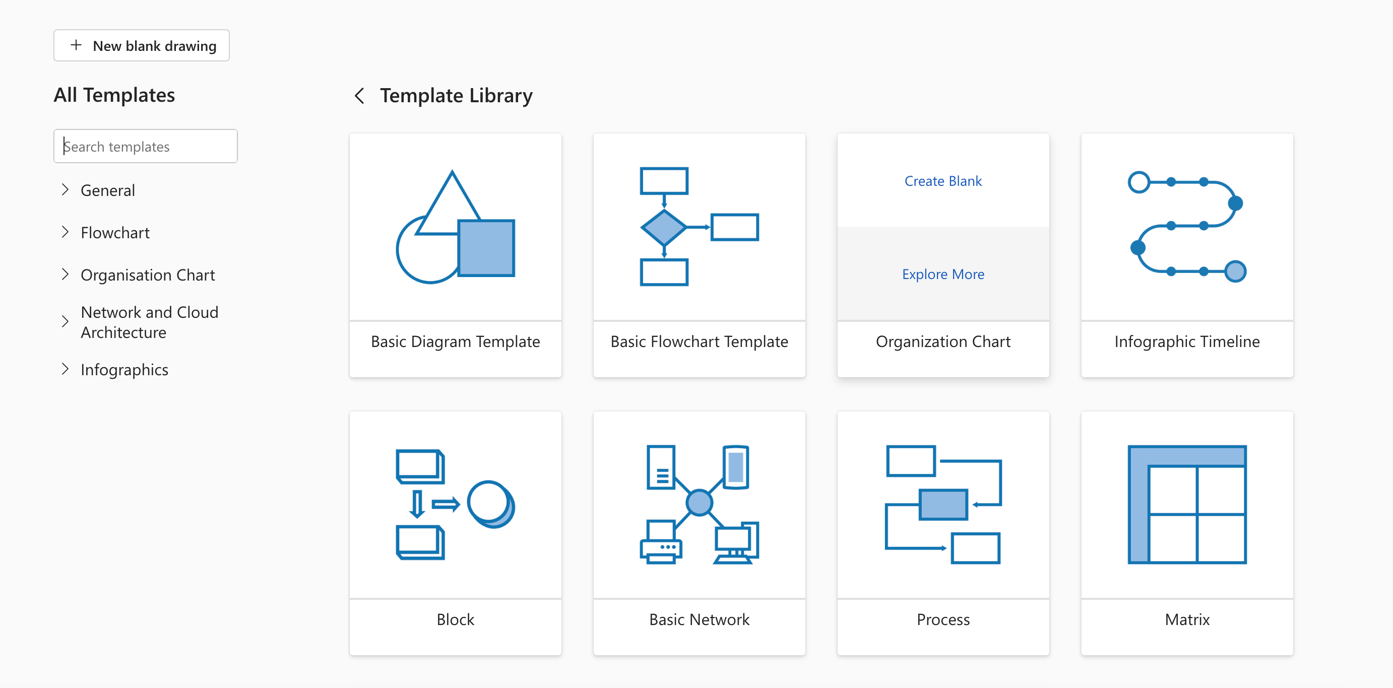 Explore more Visio org chart templates