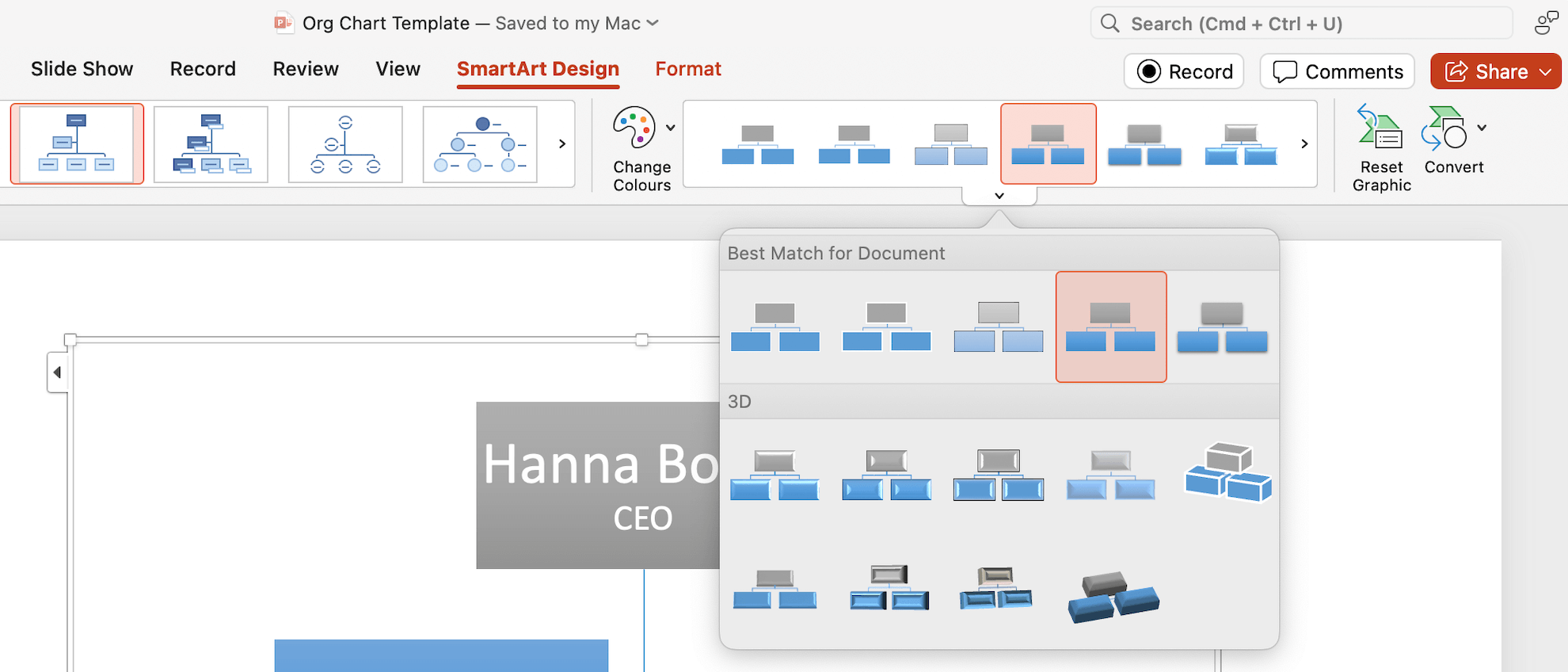 How to Build Your Organizational Chart in PowerPoint