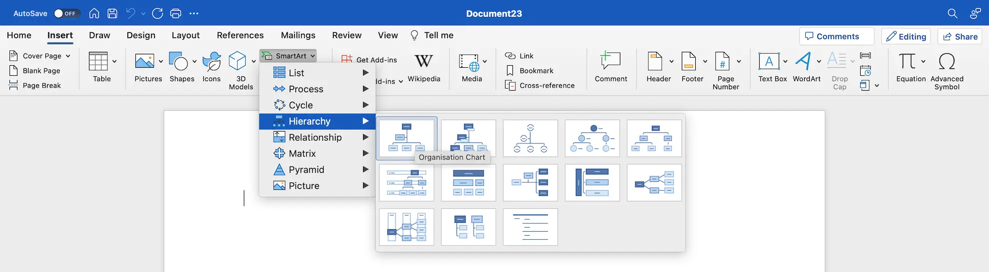 How to Build Your Organizational Chart in Word