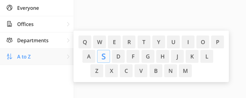 New Alphabet Bar "Keyboard"