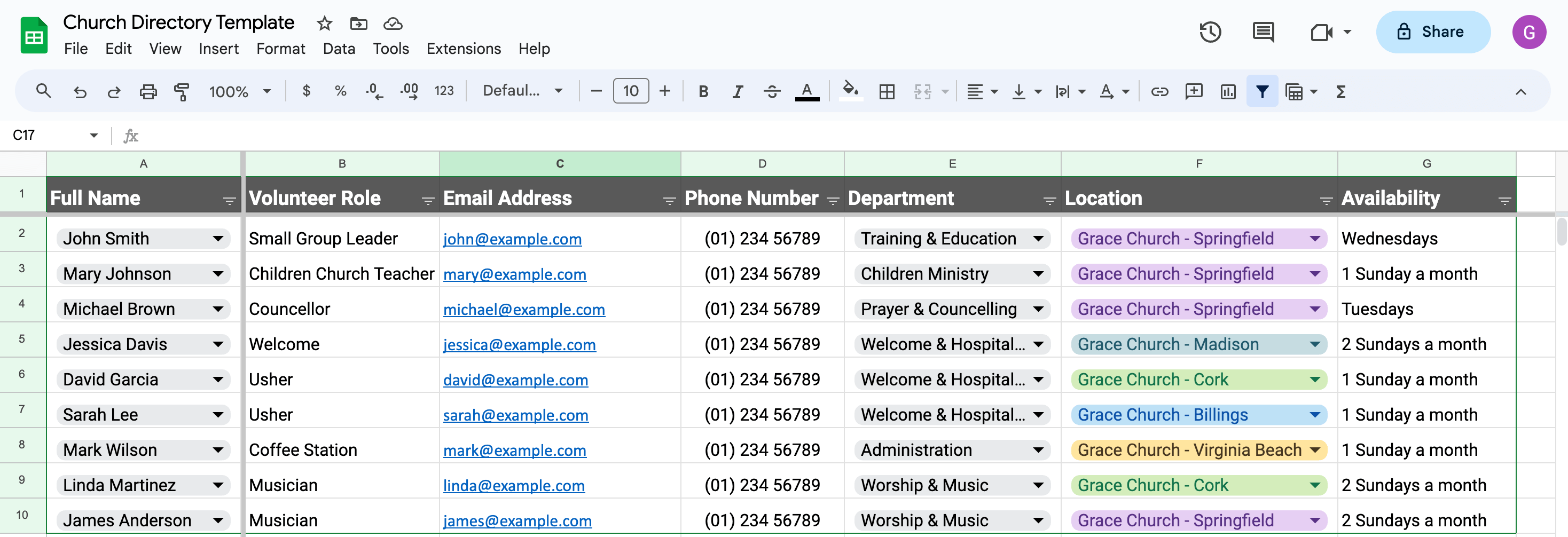 How to Build a Church Directory (Plus Free Template)