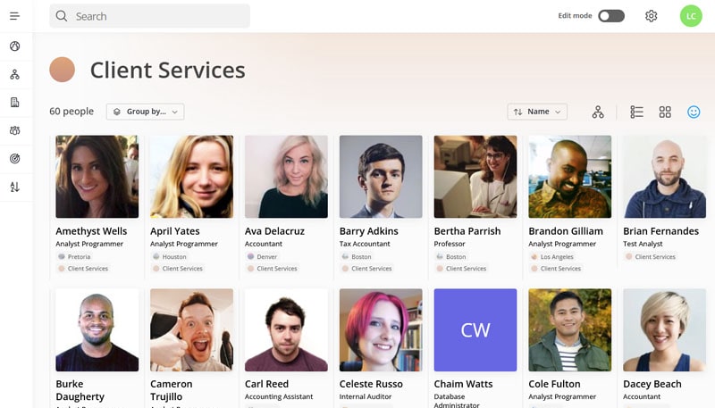 searchable photo directory in OneDirectory