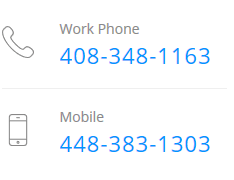 Employee profile phone numbers