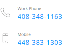 OneDirectory employee profile contact numbers