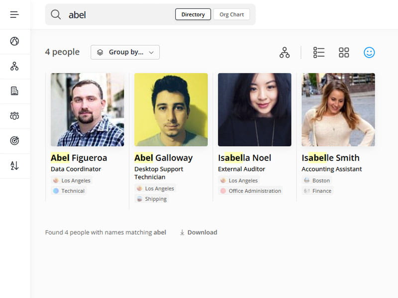 OneDirectory people search